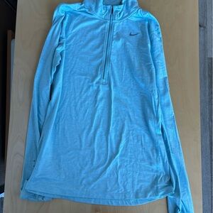 Blue nike quarter zip